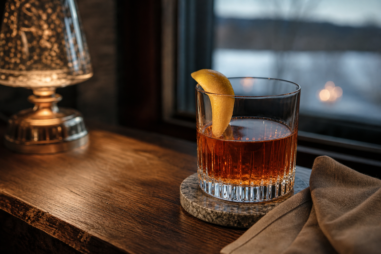 Sundown Sazerac, North-of-Anywhere Edition